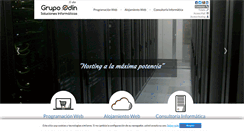 Desktop Screenshot of grupoodin.es