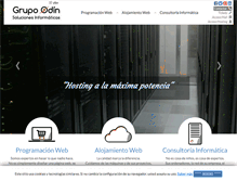 Tablet Screenshot of grupoodin.es